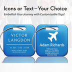 Customized Stainless Steel Luggage Tags: Personalize Your Suitcases, and Bags - Image 3
