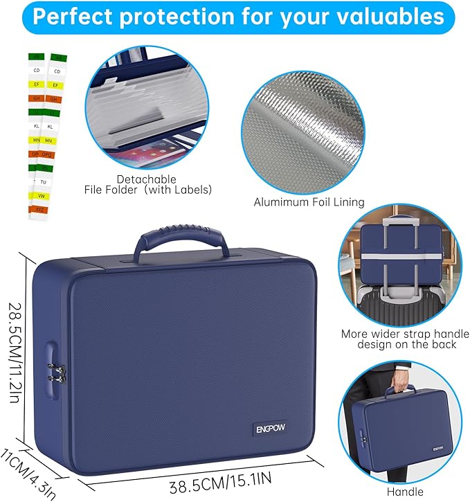 ENGPOW 5200℉ Fireproof File Organizer Bag - Image 6