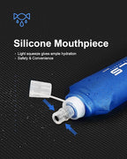 Folding Soft Flask Portable Collapsible Running Lightweight Water Bottle - Image 4