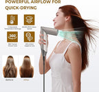 5 in 1 Blow Dryer Brush,Hair Dryer Brush with Detachable Air Styler,Negative Ionic Magic Hair Styler,Hot Air Brush for Women Volumizer,Straightener,Drying
