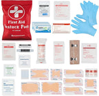 Surviveware 110 Pcs Waterproof Premium Survival First Aid Kit by Surviveware