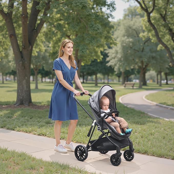 Lite 2.0 Baby Stroller with Newborn Mode, 2-in-1 Foldable Infant Stroller with - Image 6