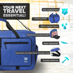 Bago Foldable Duffel Bags for Traveling Women & Men - 60L Medium Packable - Image 3