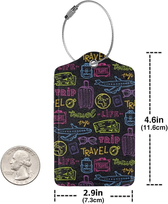 Trip Colored Graffiti Travel-Life Style Luggage Cover Washable Suitcase - Image 2