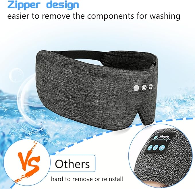 ALASKA BEAR Headphone Cotton Headband Bluetooth 5.2 HD Stereo Noise Reduction - Image 7