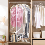 BALEINE 40'' Clear Garment Bags, 2 Packs PEVA Dress Bag - Image 5