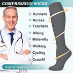 ACTINPUT 8 Pairs Compression Socks - Image 5
