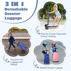 iubest Scooter Luggage Carry On Scooter Suitcase - Image 5