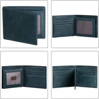 VISOUL Mens Bifold Leather RFID Blocking Wallet - Image 2