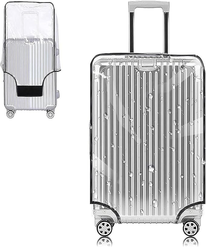 Yotako Clear PVC Suitcase Cover Protectors 20 Inch Luggage Cover by YOTAKO