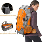 Loowoko 50L Hiking Backpack, Waterproof Camping Essentials Bag - Image 5