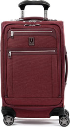 Travelpro Platinum Elite Softside Expandable Carry on Luggage, 8 Wheel Spinner by Travelpro