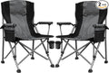 Camping Chair for Adults Heavy Duty Outdoor Patio Lawn Chairs Portable Support by SWALLOW+BRAND