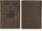 Polare Luxury RFID Blocking Leather Passport Holder Travel Wallet - Image 6