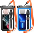 Temdan 2 Pcs Waterproof Phone Pouch, Universal IPX8 Waterproof Cell Phone Case by Temdan