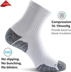 CWVLC Cushioned Compression Sport Quarter Socks - Image 3