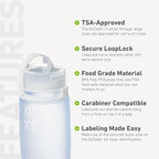 humangear GoToob+ 3-Pack | Refillable Silicone Travel Bottle | Locking Lid | - Image 4