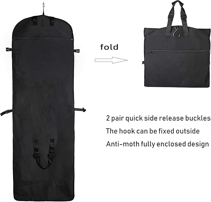 72" Tri-Fold Wedding Garment Bag - Image 2