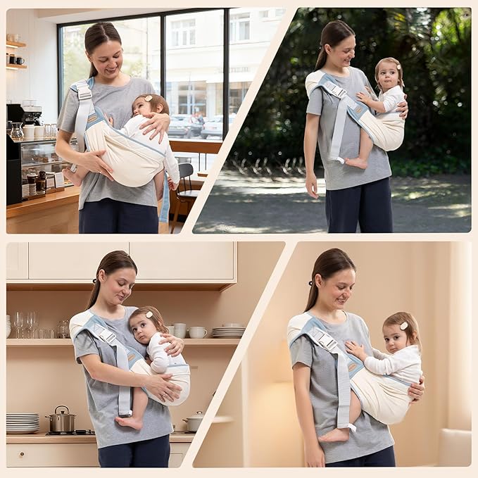 Baby Carrier Newborn to Toddler, Baby Sling Carrier, Toddler Carrier 25-60 lbs - Image 9