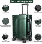 All Aluminum Carry On Luggage，Cut from Whole Aluminum Sheet，22x14x9 Airline - Image 7