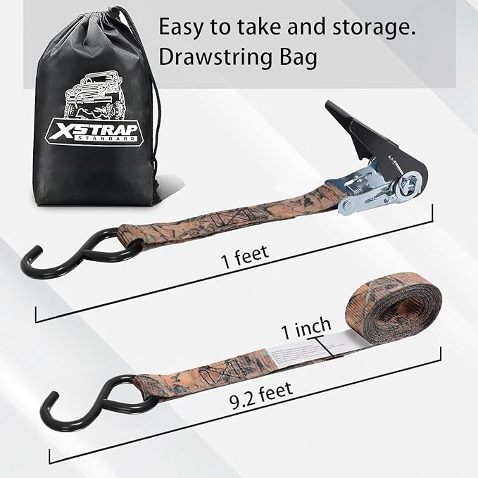 XSTRAP STANDARD Ratchet Tie Down Straps - Image 2