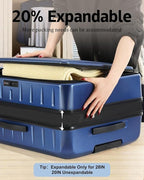 Luggage Sets 2 Pieces, 20 Inch Carry On Luggage and Expandable 28 Inch Checked - Image 4