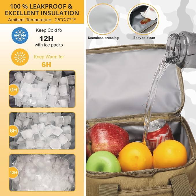 Tactical Backpack Cooler, Lunch Backpack - Image 3
