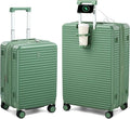 Hard Shell Suitcases Expandable Travel Luggage Sets 2 Piece, Carry on and Check by HanTrip