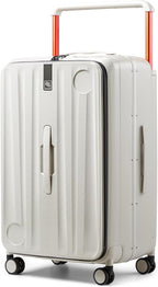 Hanke Multifunctional 26 Inch Checked Luggage Hard Shell Suitcases by Hanke