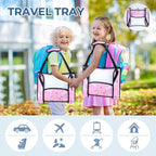 COOLBEBE Kids Travel Tray for Toddler Car Seat, Travel Tray for Airplane - Image 8