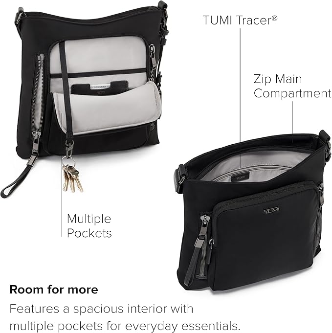 TUMI - Voyageur Tyler Crossbody - Nylon Crossbody Bag - Business, Travel Bag - - Image 3