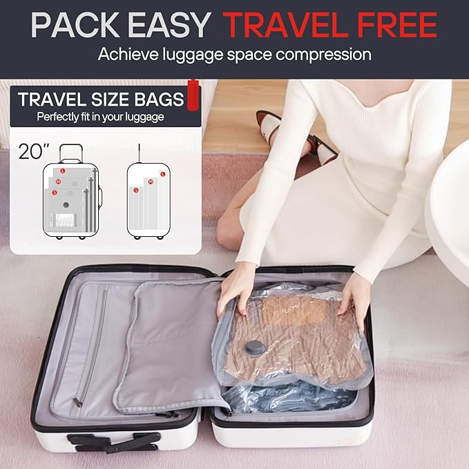 VMstr 9 Pack Vacuum Storage Bags - Image 4
