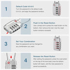 Puroma TSA Approved Luggage Lock, Gym Locker - Image 6