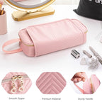 2IN1 Hair Tools Travel Bag with Heat Resistant Mat for Shark Flexstyle, Flat Irons, Straighteners, Curling Iron, Hair Dryer Case Compatible with Revlon One-Step Hair Dryer, Hair Essentials