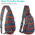 TITECOUGO Small Sling Bag, Lightweight Crossbody Backpack - Image 3