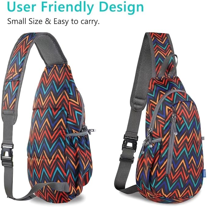 TITECOUGO Small Sling Bag, Lightweight Crossbody Backpack - Image 3