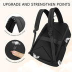 CLUCI Lightweight Travel Backpack Carry on Flight Approved, Puffy Gym Backpack - Image 5