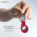 CHARGEWORX Air Tag Holder 4-Pack – Silicone Protective Keychain Holders - Image 6