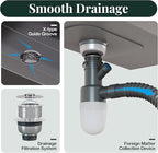 32.5-Inch Undermount Kitchen Sink Workstation, 16 Gauge Stainless Steel Single - Image 5