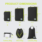 Cipway Compression Packing Cubes, Lightweight Travel Luggage Organizers - Image 4