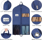 Zilink 43" Suit Bags for Men Travel and Storage Gusseted Garment Bags for - Image 3