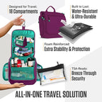 VENTURE 4TH Hanging Travel Toiletry Bag - Image 5