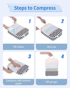 Narwey 6 Set Compression Packing Cubes - Image 5