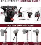 IFOOTAGE Cobra 3 Monopod with Pedal C180F-P with Fulid Head K5S, Carbon Fiber - Image 6