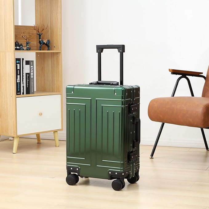 All Aluminum 20/28 Luggage Set，Cut from Whole Aluminum Sheet，22x14x9 Airline - Image 4