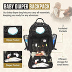 HighSpeedDaddy - Baby Diaper Backpack, Military-Grade, Waterproof, Compact Baby - Image 3