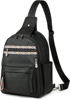 FADEON Large Sling Bag for Women, Leather Crossbody Purse Designer Anti Theft - Image 8