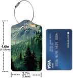 Foggy Mountains Landscape 2-Pack Luggage Tags - Image 4