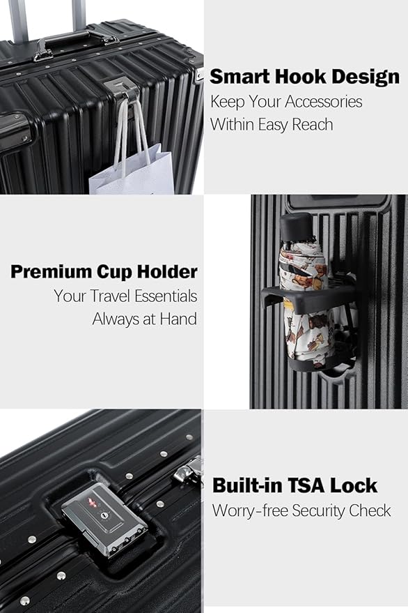 HotWay 24 Inch Aluminum Frame Luggage - Image 4