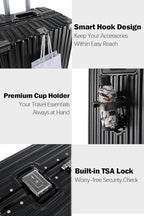 HotWay 24 Inch Aluminum Frame Luggage - Image 4